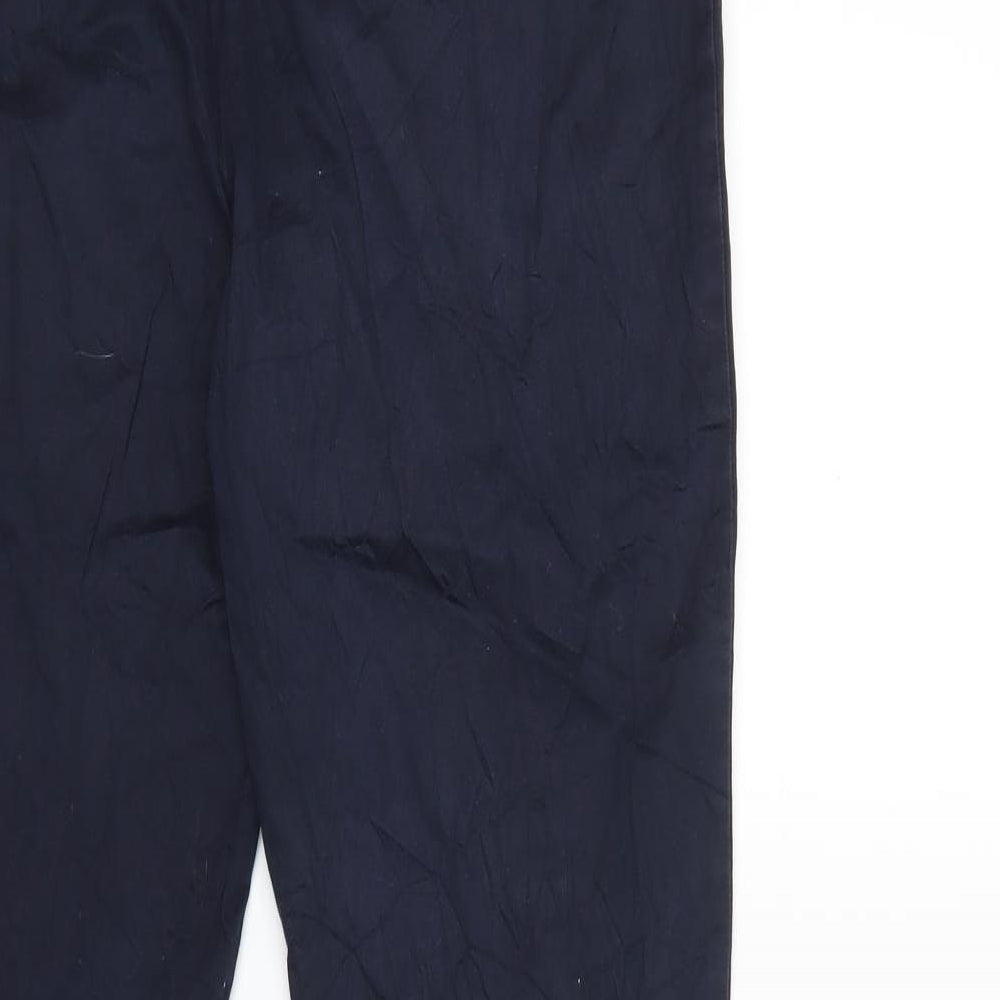 Yessica Womens Blue Trousers Size 12 L26 in