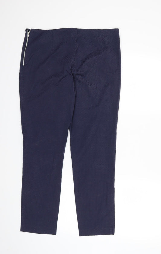 F&F Womens Blue Trousers Size 14 L27 in