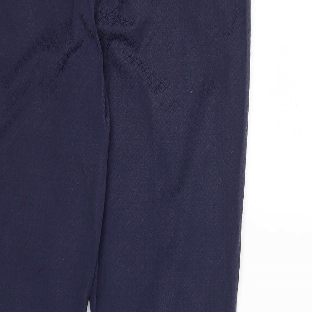 F&F Womens Blue Trousers Size 14 L27 in