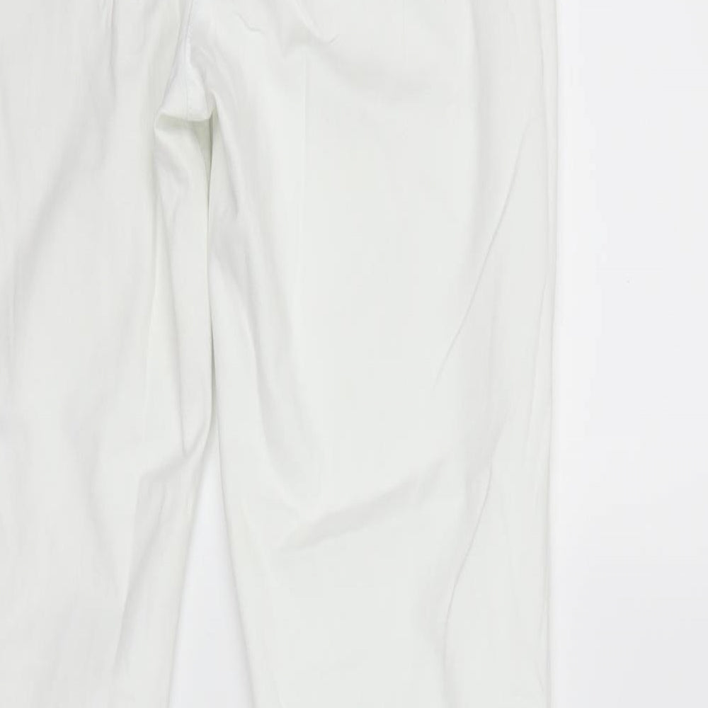 ANNE WEYBURN Womens White Skinny Jeans Size 10 L31 in