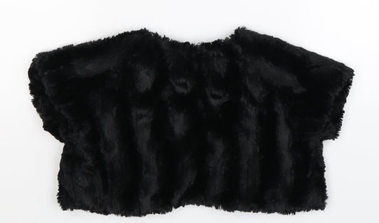 Adams Girls Black Jacket Size 7 Years