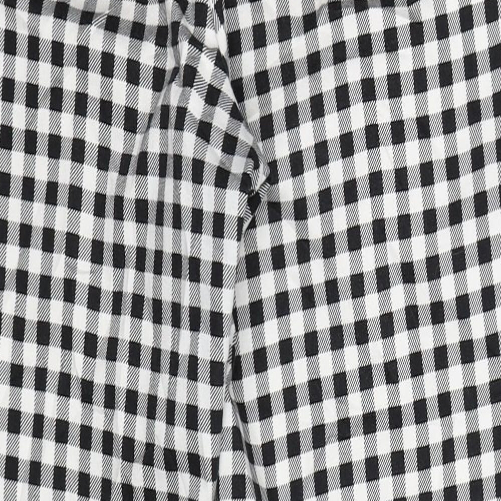 Denim Co Womens Multicoloured Check Trousers Size 14 L26 in