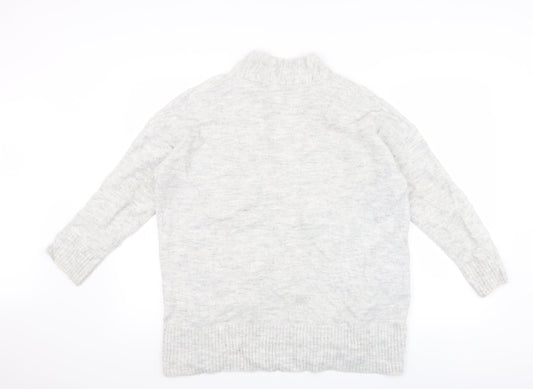 Primark Womens Grey Knit Cardigan Jumper Size S