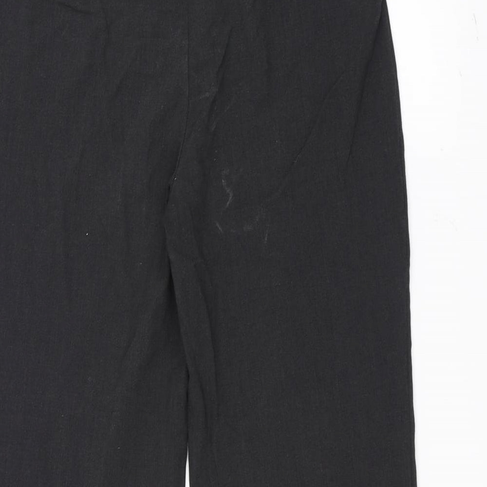 Womens UK Size 12 Marks and Spencer Regular Fit Black Trousers