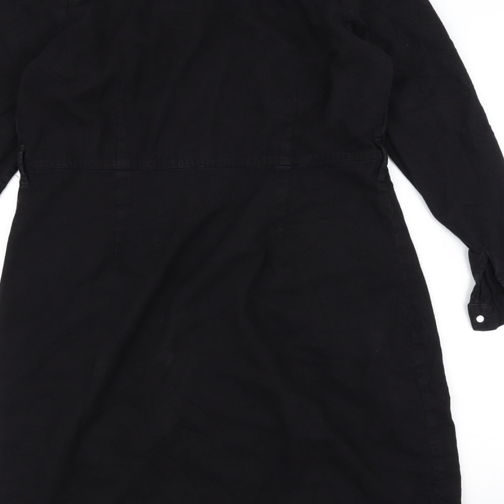 Papaya Womens Black Jacket Size 14
