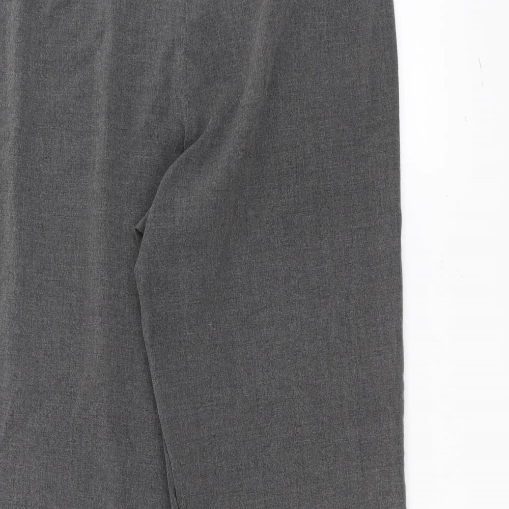 C.M.D Womens Grey Trousers Size 12 L29 in