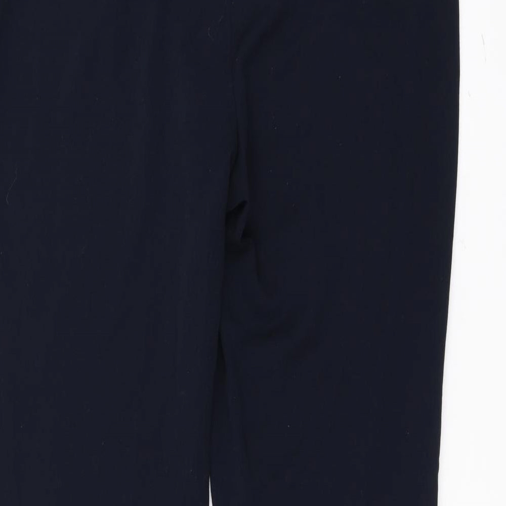 Womens UK Size 18 Marks and Spencer Regular Fit Blue Trousers