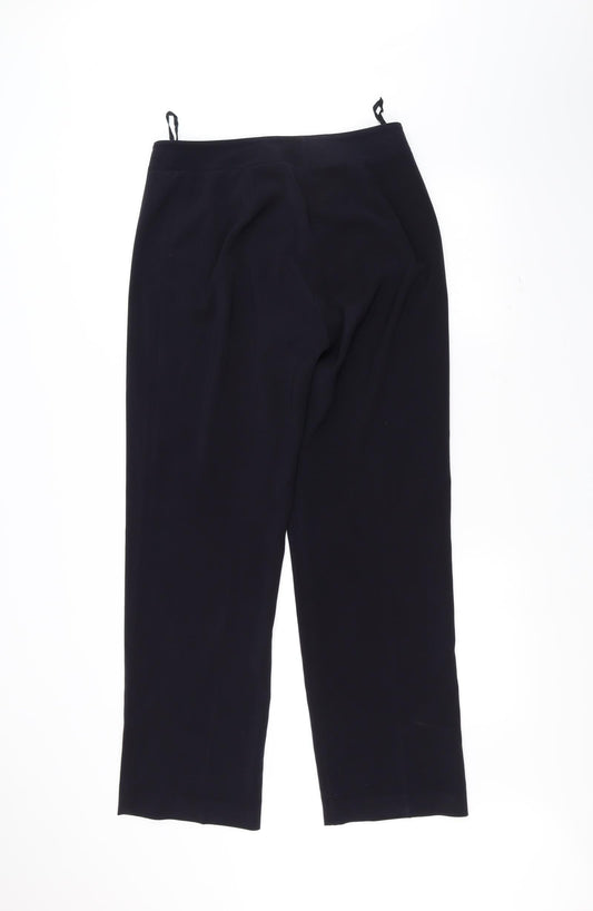 Per Una Womens Blue Trousers Size 14 L30 in