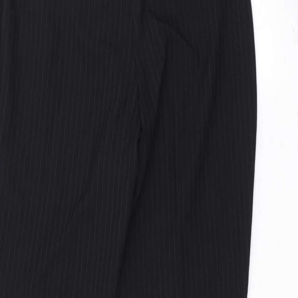 E-vie Womens Black Trousers Size 14 L31 in