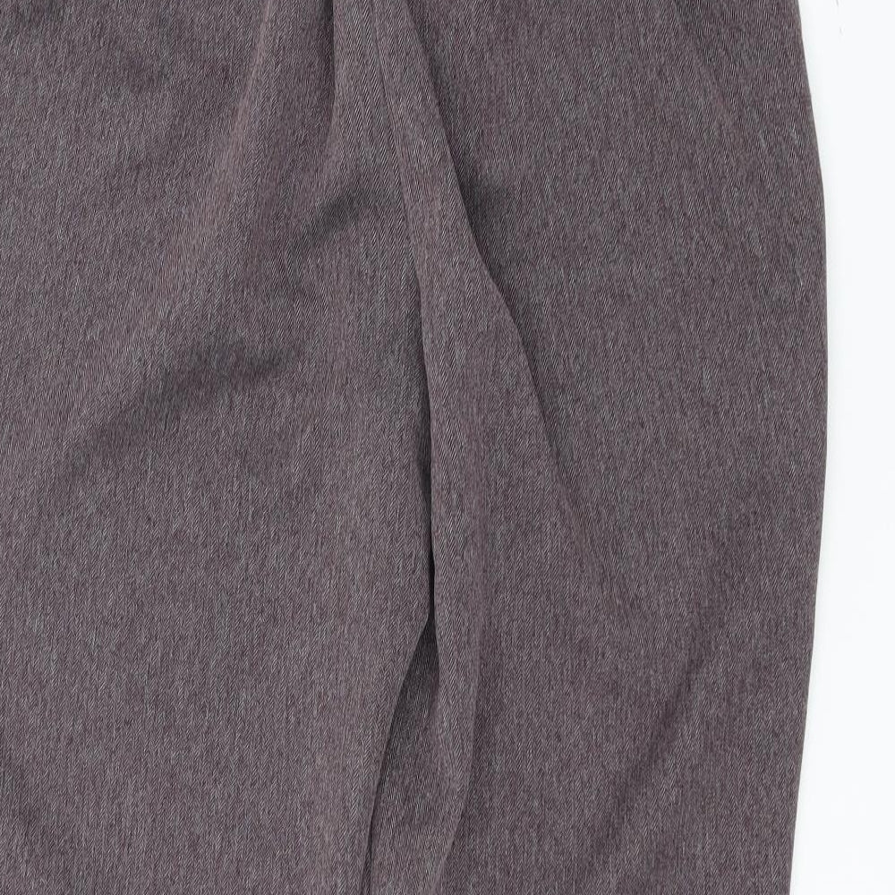 Womens UK Size 22 Preworn Regular Fit Purple Trousers