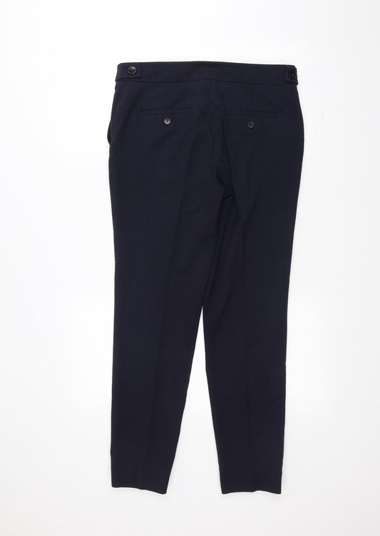 Womens UK Size 10 NEXT Regular Fit Blue Trousers