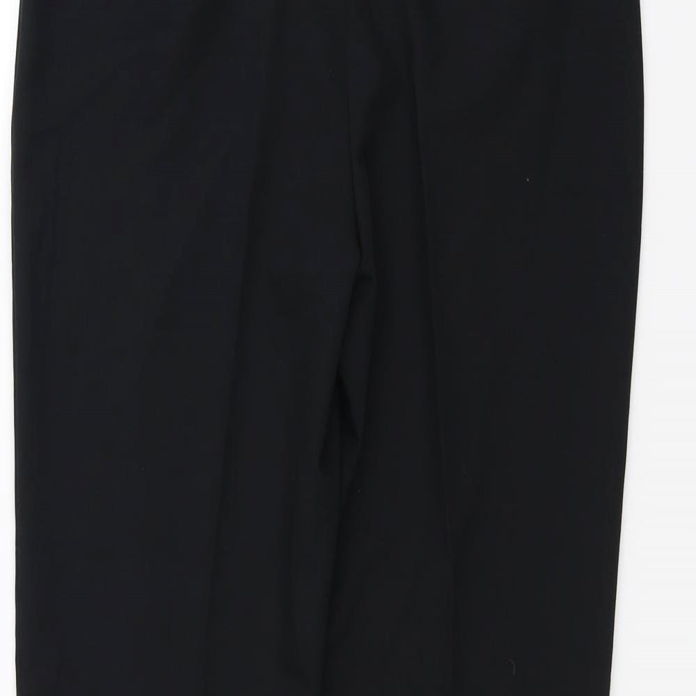 Womens UK Size 10 Miss Selfridge Regular Fit Black Trousers