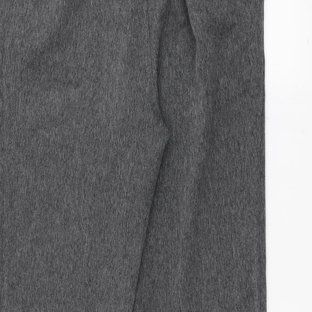 Womens UK Size 12 Marks and Spencer Regular Fit Grey Trousers