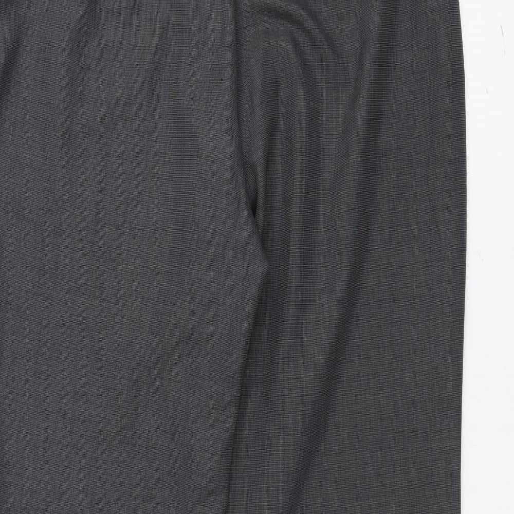 F&F Womens Grey Trousers Size 14 L27 in