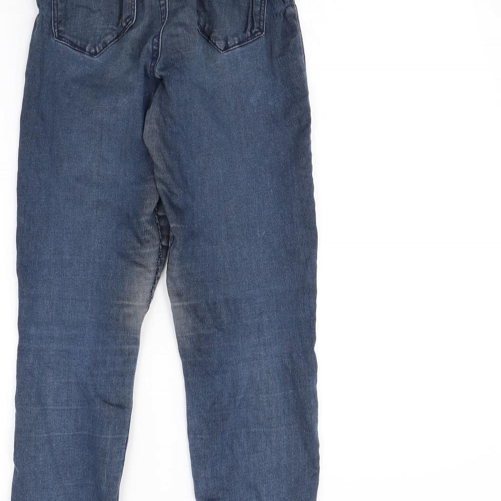 Denim & Co. Womens Blue Straight Jeans Size 10 L27 in