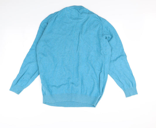 Peter Gribby Mens Blue Pullover Jumper Size XL