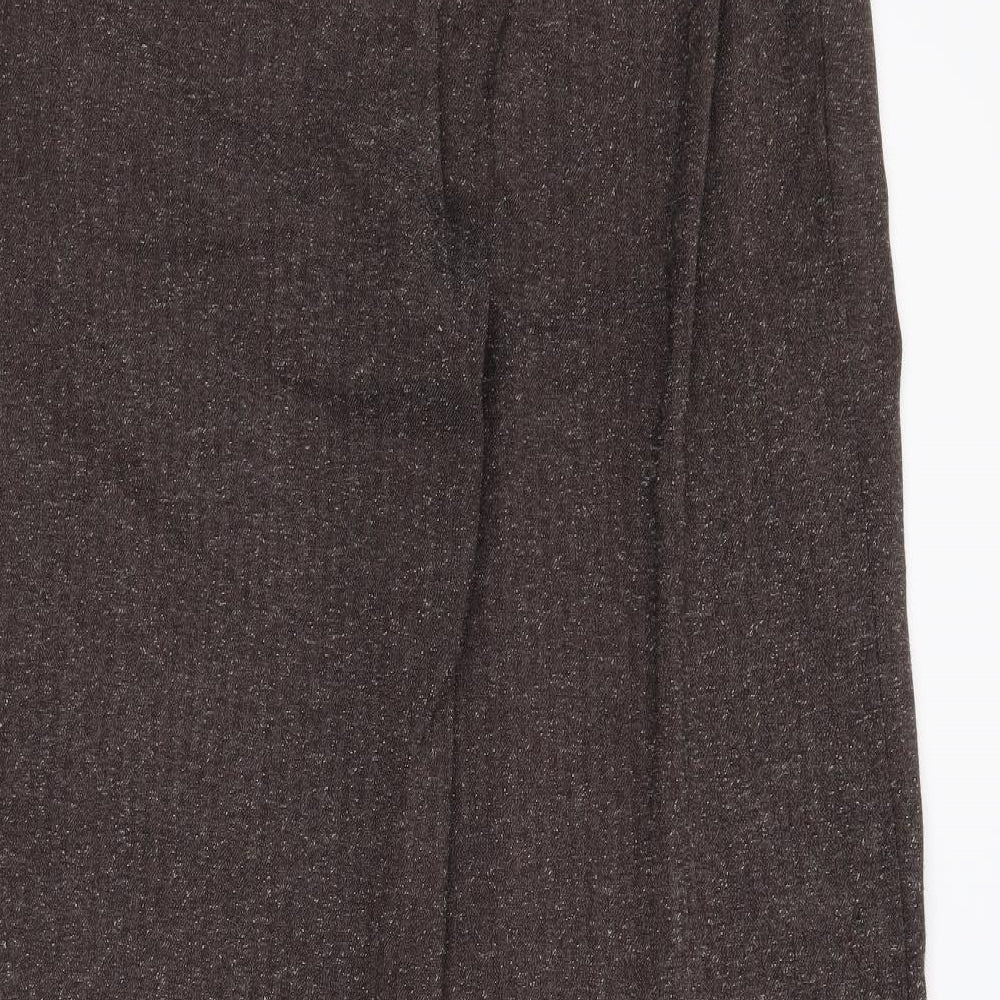TU Womens Brown Trousers Size 14 L28 in