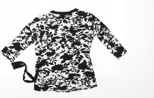 Evie Womens Multicoloured Floral Tunic Blouse Size 16