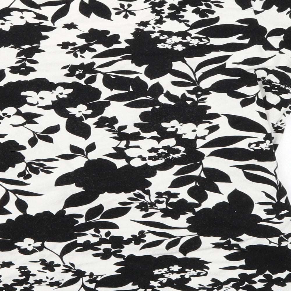 Evie Womens Multicoloured Floral Tunic Blouse Size 16