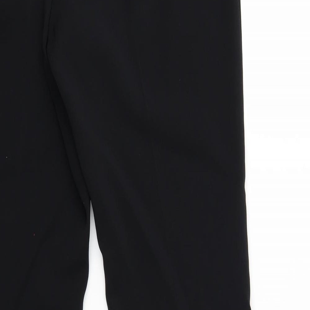 Womens UK Size 10 Dorothy Perkins Regular Fit Black Trousers
