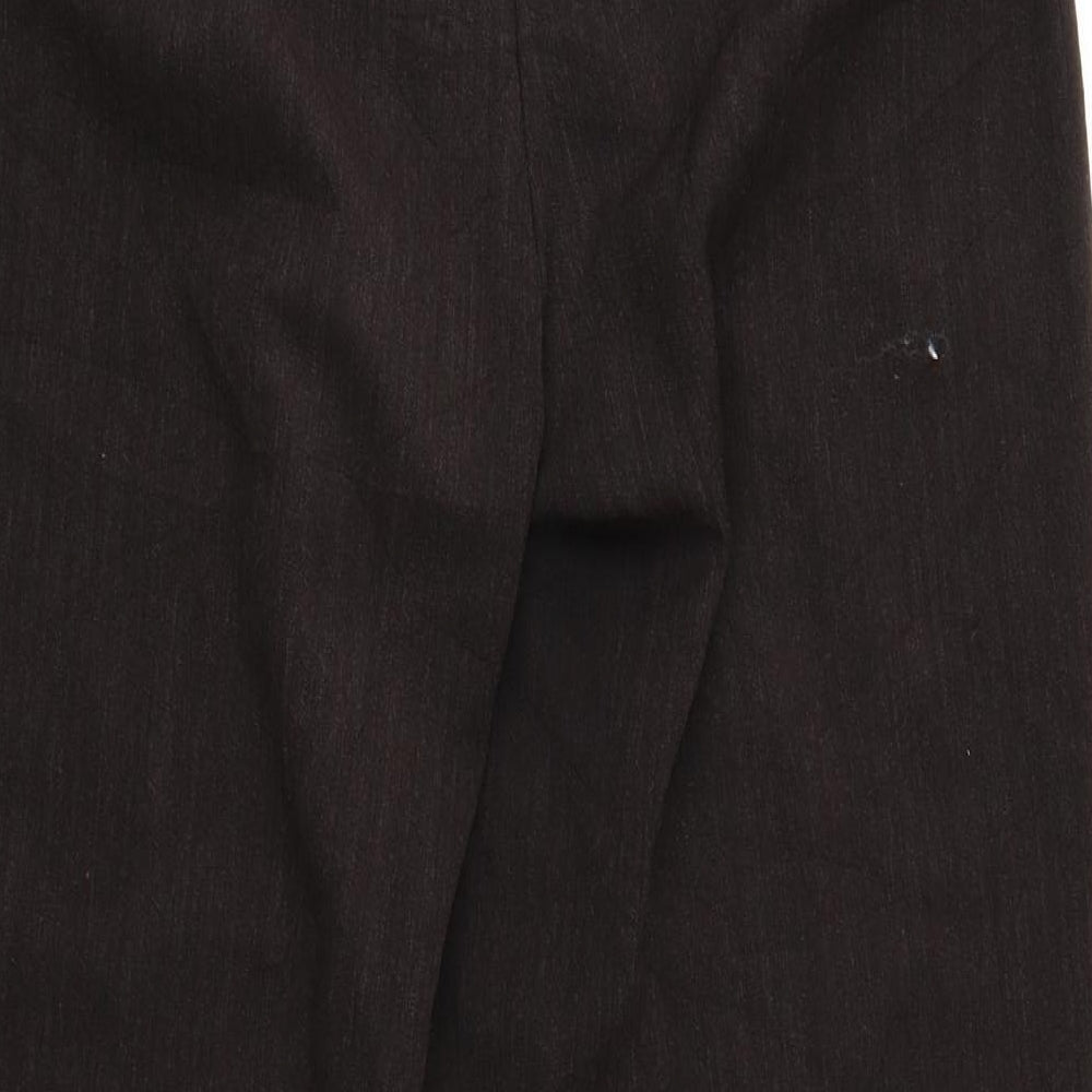 Womens UK Size 20 C&A Regular Fit Brown Trousers