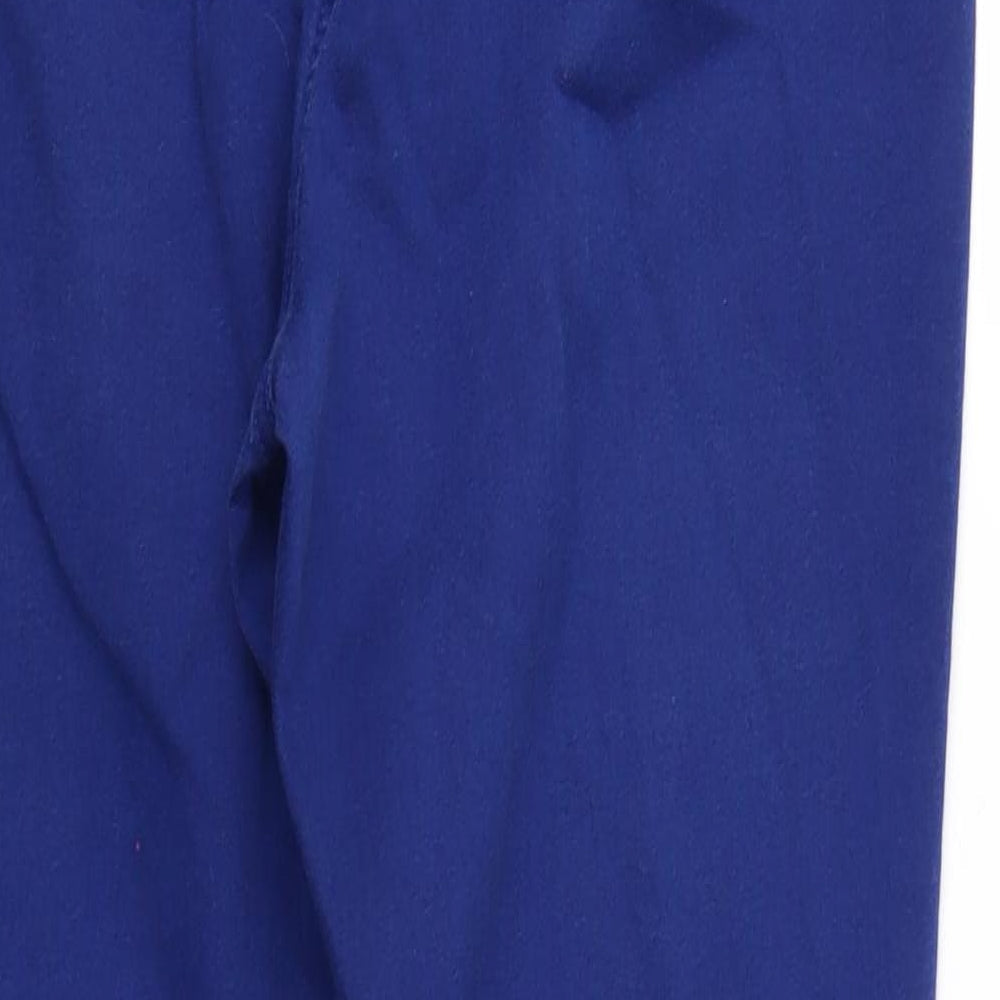 Womens UK Size 16 M&S Regular Fit Jegging Blue Trousers