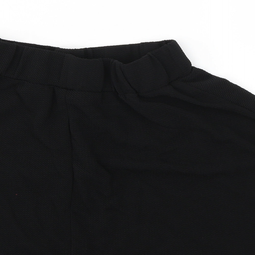 SheIn Womens Black A-Line Skirt Size 8