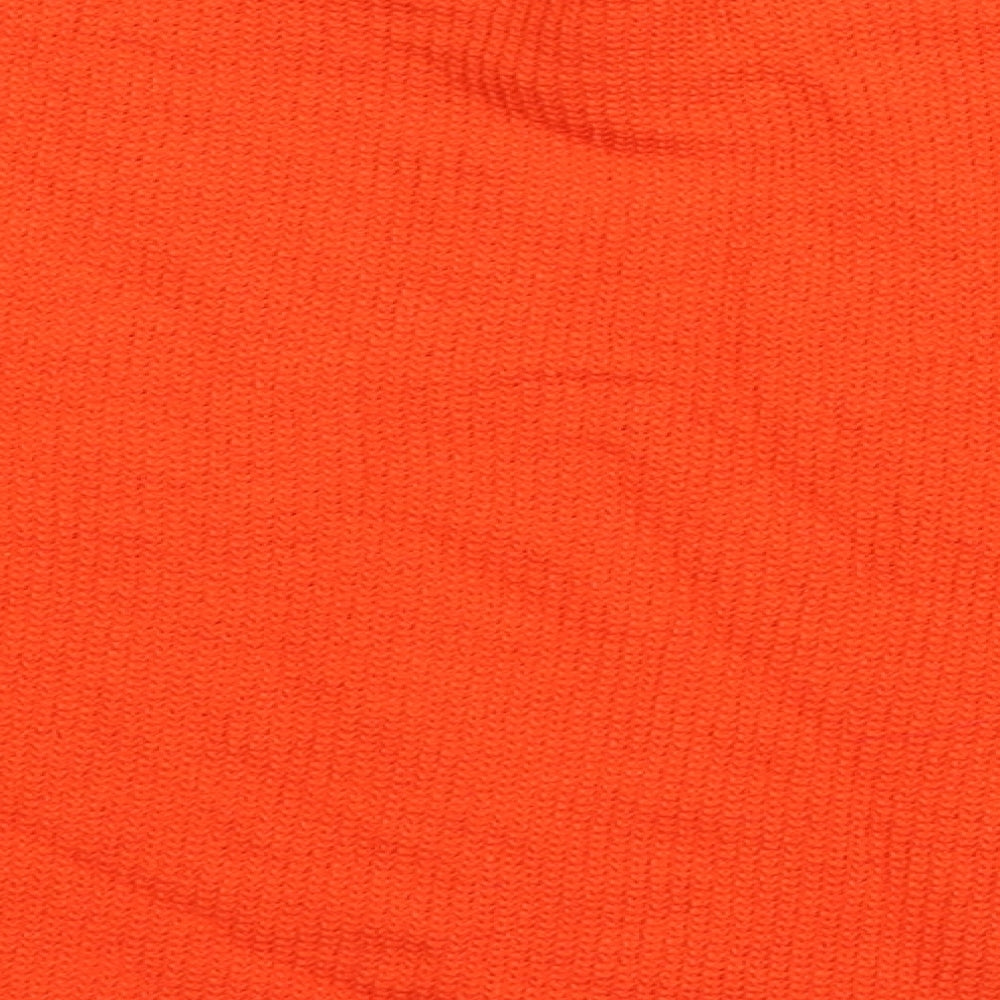 Womens UK Size M H&M Orange Cropped T-Shirt