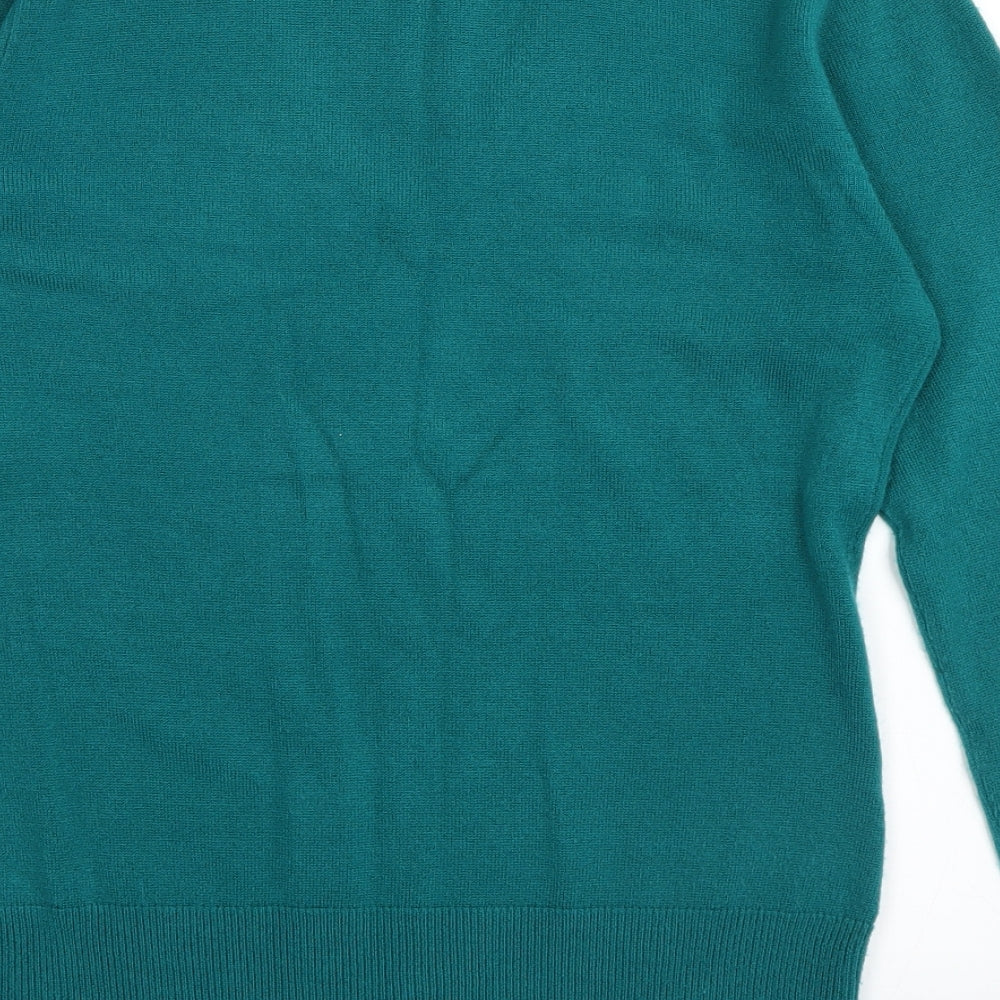 Debenhams Womens Green Pullover Jumper Size 10