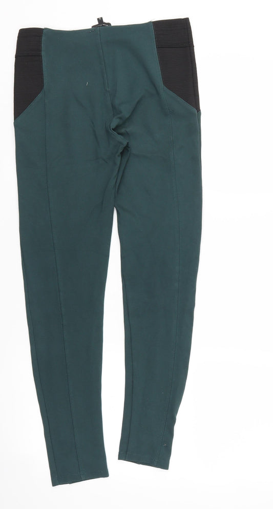 River Island Womens Green Trousers Size 8 L25 in