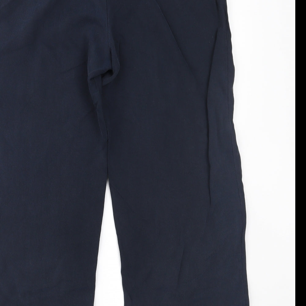 Womens UK Size 14 JFW Regular Fit Cropped Blue Trousers
