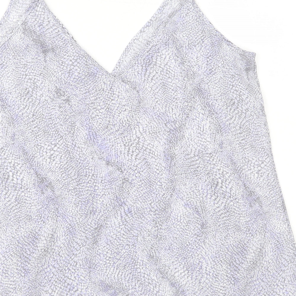 Womens UK Size 10 NEXT Purple Camisole Blouse