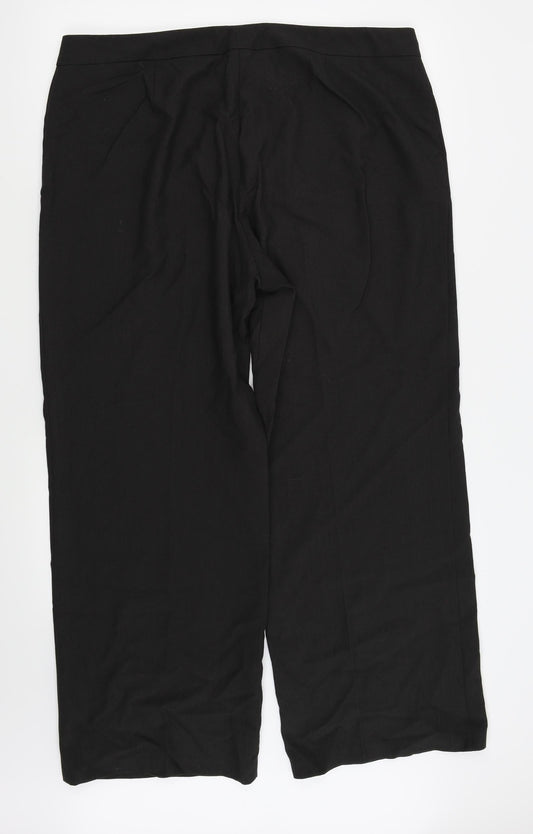 Womens UK Size 18 M&S Regular Fit Grey Trousers