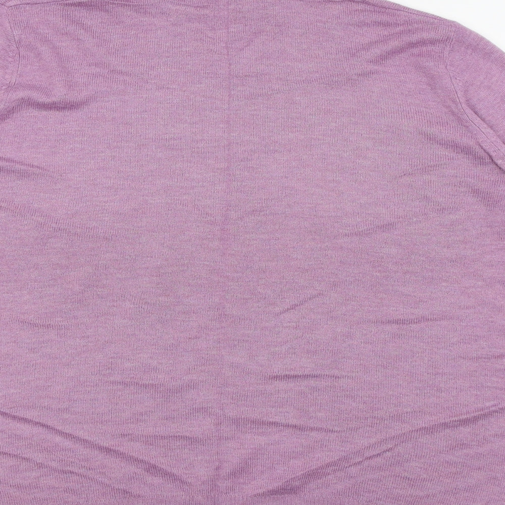 Womens UK Size 20 BHS Purple Basic T-Shirt