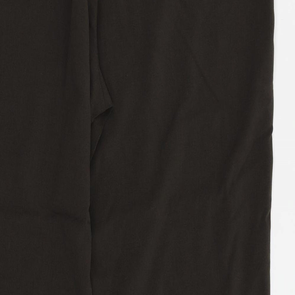 Womens UK Size 18 BHS Regular Fit Green Trousers