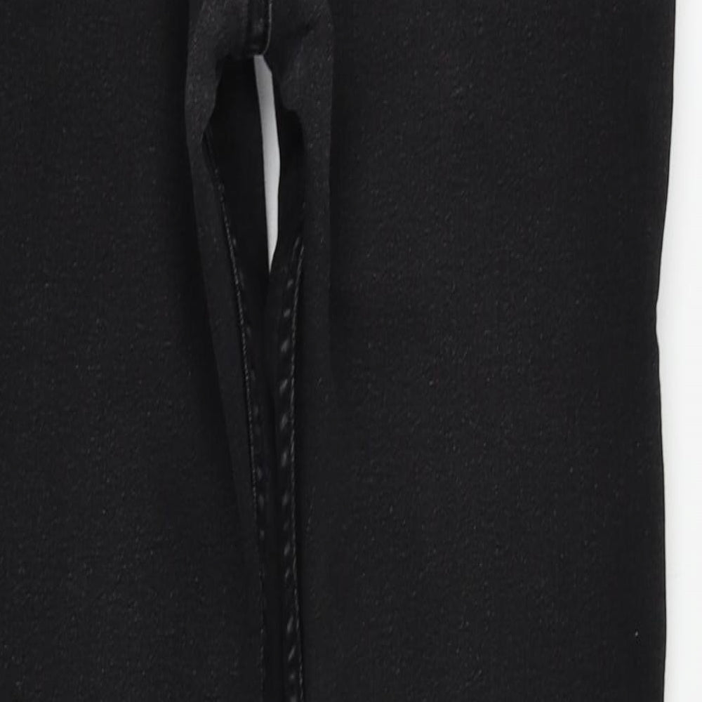 Preworn Girls Black Skinny Jeans Size 13-14 Years