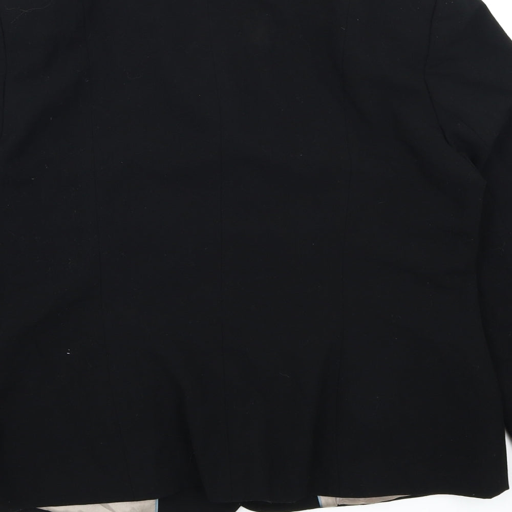 Womens UK Size 14 Collection Regular Black Blazer