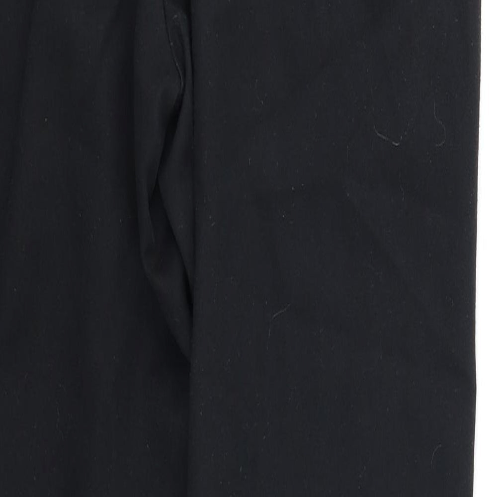 Burton Mens Black Trousers Size 34 in L31 in