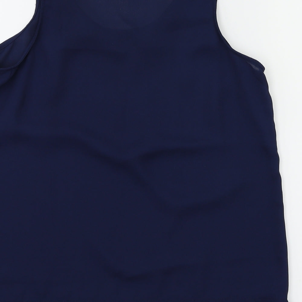 Primark Womens Blue Basic Blouse Size 8