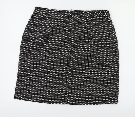 Papaya Womens Black   A-Line Skirt Size 12