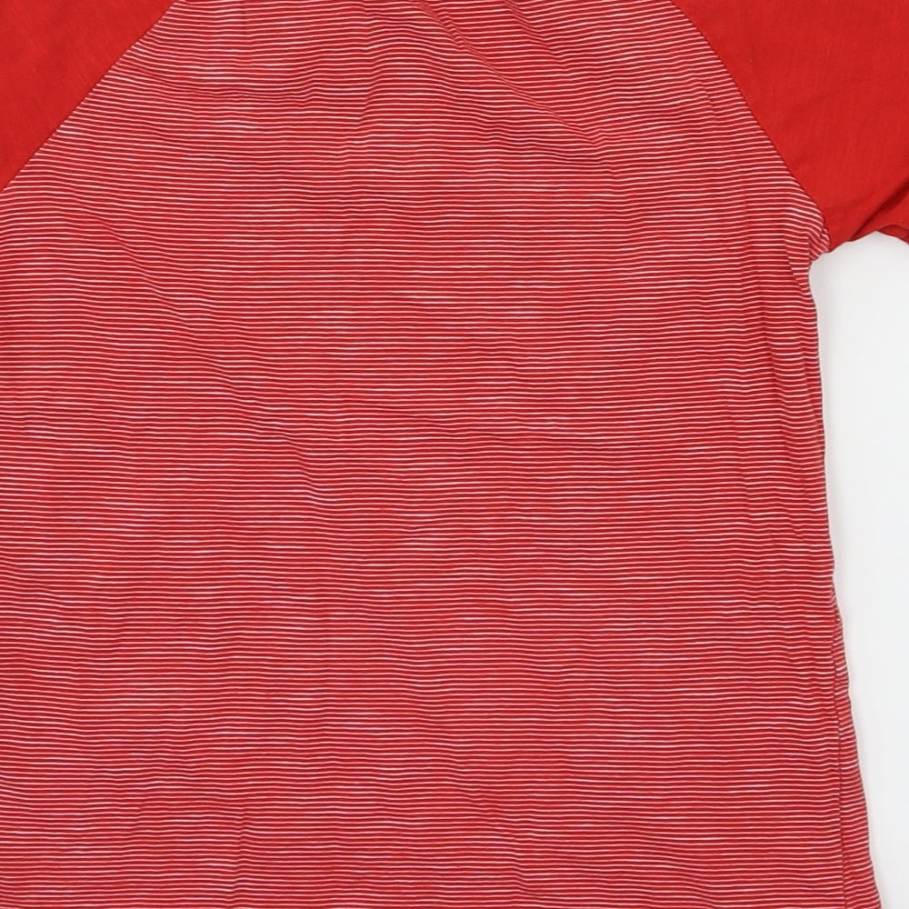 M&Co Boys Red Basic T-Shirt Size 7-8 Years