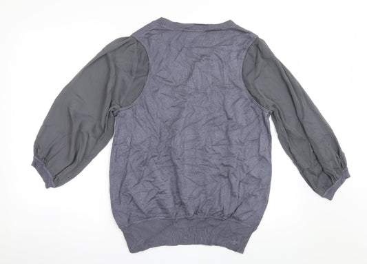 Womens UK Size 18 NEXT Purple Basic Blouse