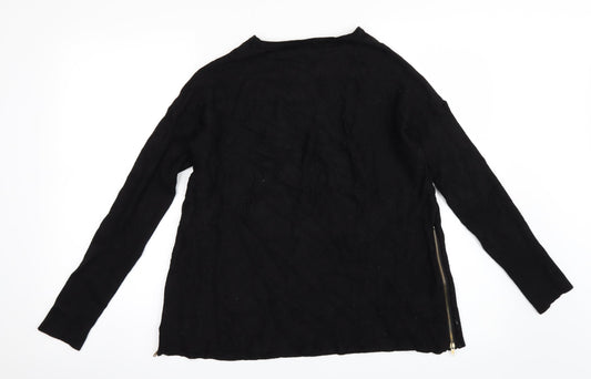 Atmosphere Womens Black Knit Pullover Jumper Size 10