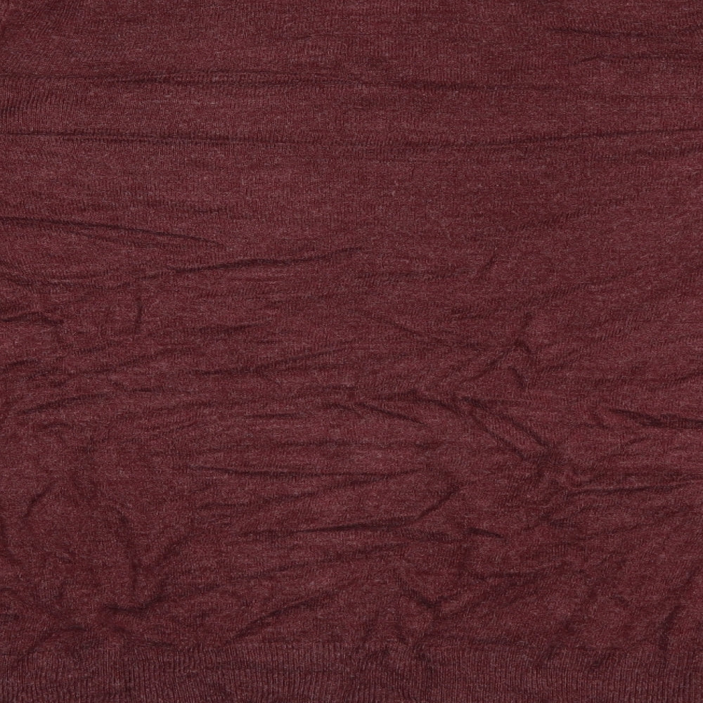 Cedar Wood State Mens Red Knit Pullover Jumper Size L