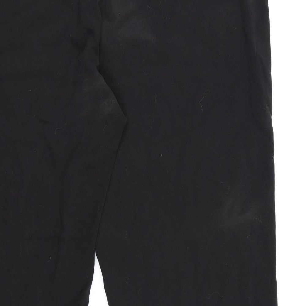 Debenhams Womens Black Rayon Dress Pants Trousers Size 20 L27 in