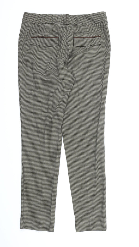 Womens UK Size 10 NEXT Regular Fit Brown Trousers
