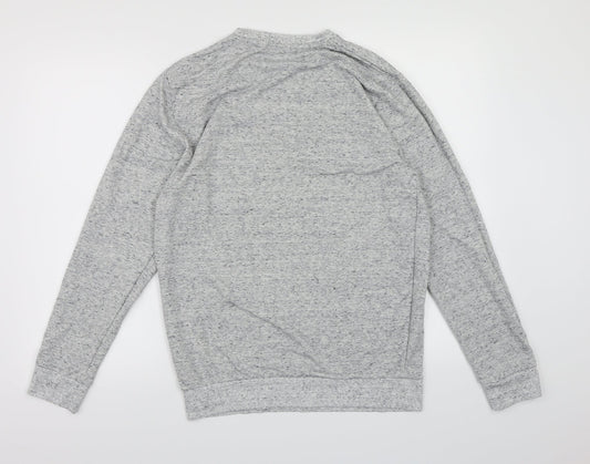 Primark Mens Grey Jersey Pullover Sweatshirt Size M