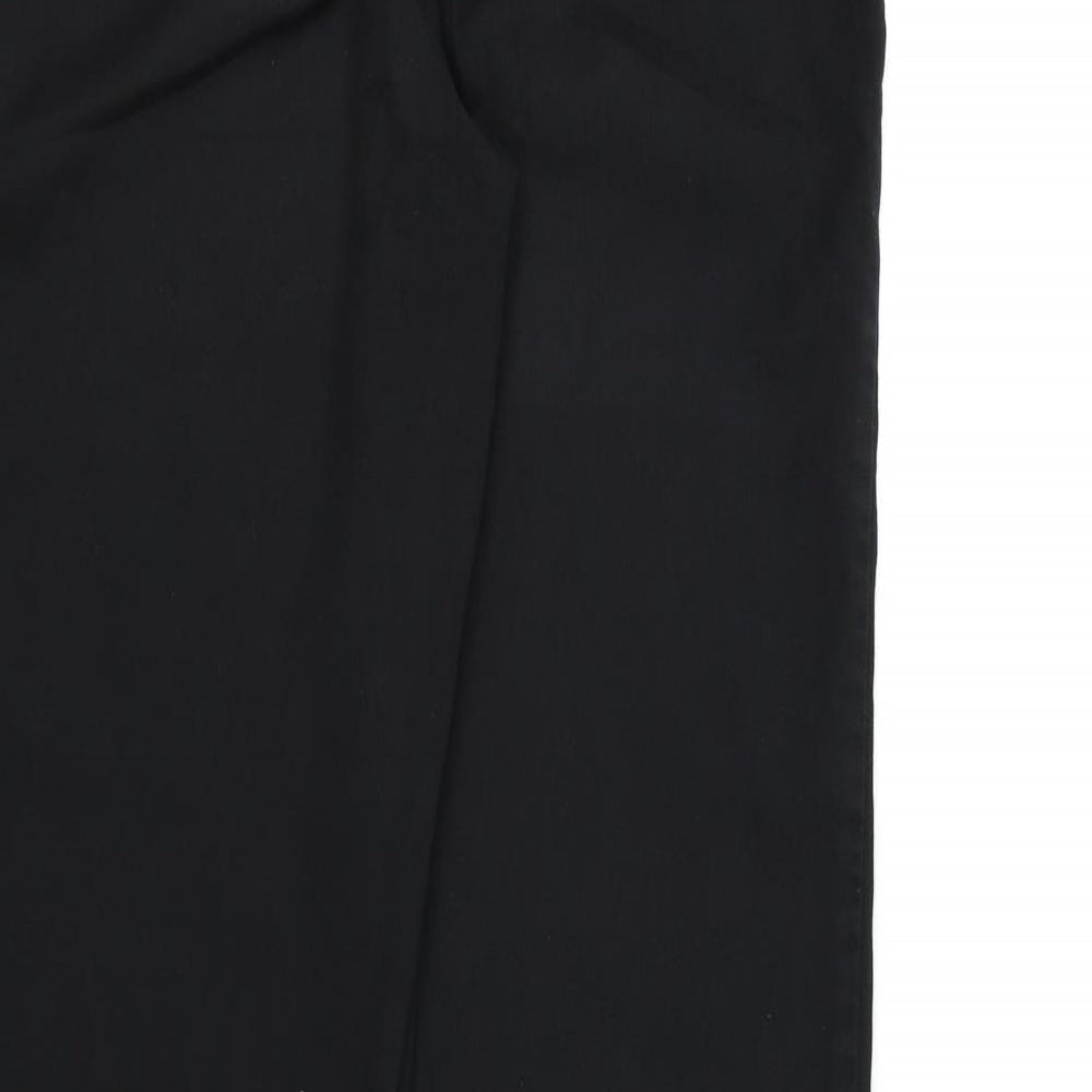 Womens UK Size 8 NEXT Regular Fit Dress Pants Black Trousers