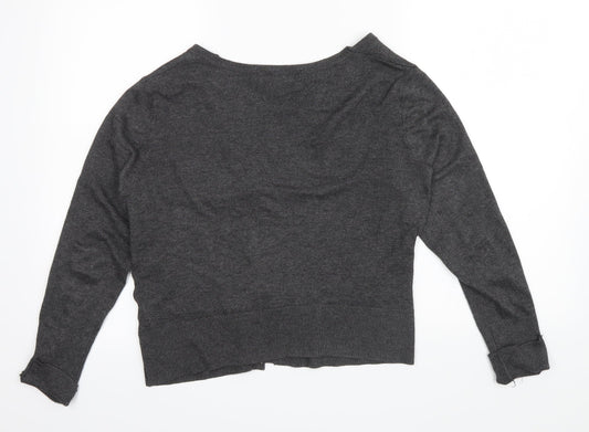 Primark Womens Grey Cardigan Jumper Size M