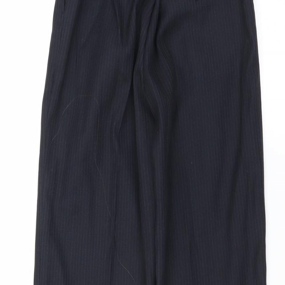 St Chiman Boys Blue Striped Trousers Size 7 Years